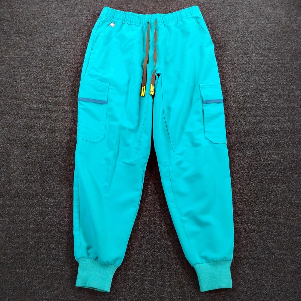 FIGS Tansen Jogger Scrub Pants Mens Small S/S Teal Technical Collection Medical